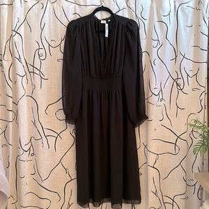 Wilfred Black Long Sleeve Dress